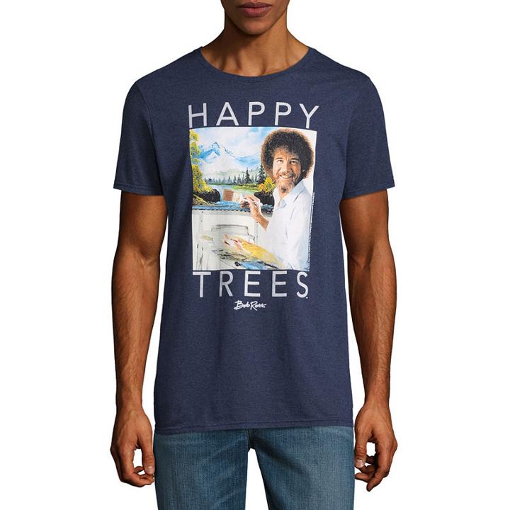 Bob Ross Happy Tree Graphic Tee