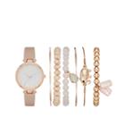 Arizona Womens Pink 6-pc. Watch Boxed Set-fmdarz164