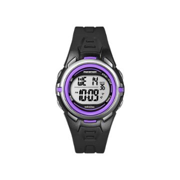 Marathon By Timex Womens Black Resin Strap Digital Watch T5k364m6