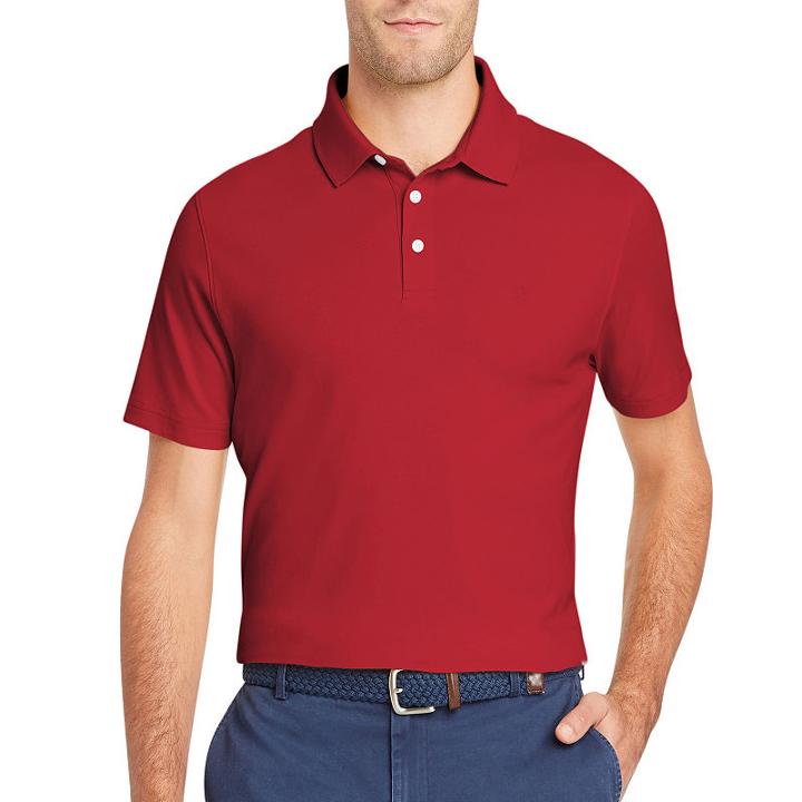 Izod Interlock Easy Care Short Sleeve Polo