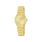 Pulsar Traditional Womens Gold-tone Stainless Steel Expansion Bracelet Watch Pg2034