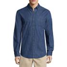 St. John's Bay Long Sleeve Button-front Shirt-slim