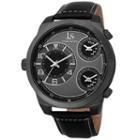 Joshua & Sons Mens Black Strap Watch-j-88bk