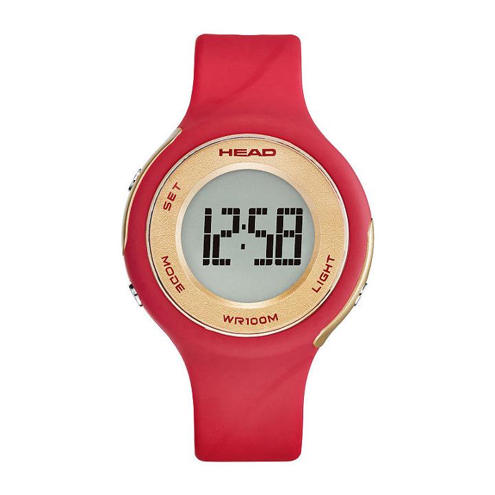 Head Unisex Red Strap Watch-he-107-03