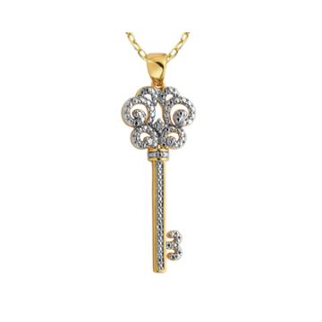 Classic Treasures&trade; Key Pendant Necklace