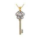 Classic Treasures&trade; Key Pendant Necklace