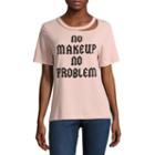 No Makeup No Problem Graphic T-shirt- Junior