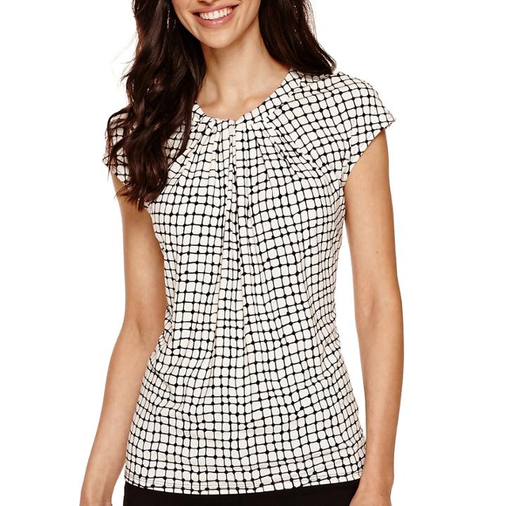 Worthington Twist Front Top - Tall
