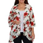 24/7 Comfort Apparel Summer Cardigan Shrug - Plus