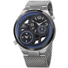 Joshua & Sons Mens Silver Tone Strap Watch-j-111ssbu