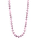 Splendid Pearls Womens Purple Pearl 14k Gold Strand Necklace