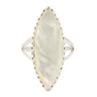 City Rocks City Rocks Womens Genuine White Brass Cocktail Ring