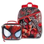 Spiderman Backpack With Lunch Box