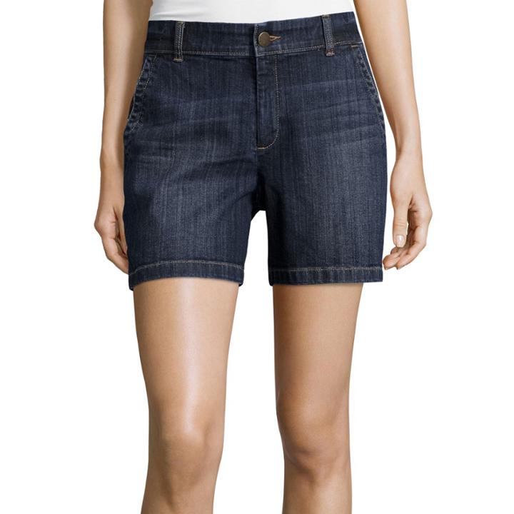 Liz Claiborne Classic Denim Bermuda Shorts