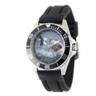 Discovery Expedition Mens Black Rubber Shark Watch