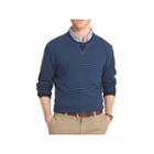 Izod Long-sleeve Stripe Fleece Sweater