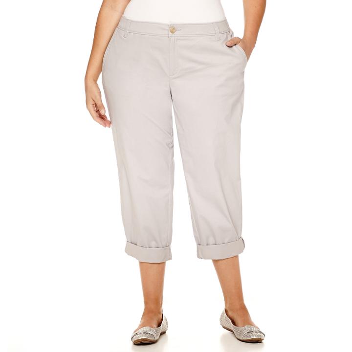 Liz Claiborne Cropped Pants-plus