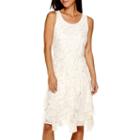 Rn Studio By Ronni Nicole Sleeveless Metallic Fit-and-flare Dress