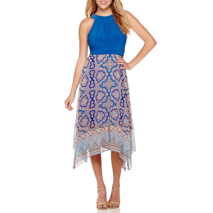 Studio 1 Sleeveless Halter Maxi Dress