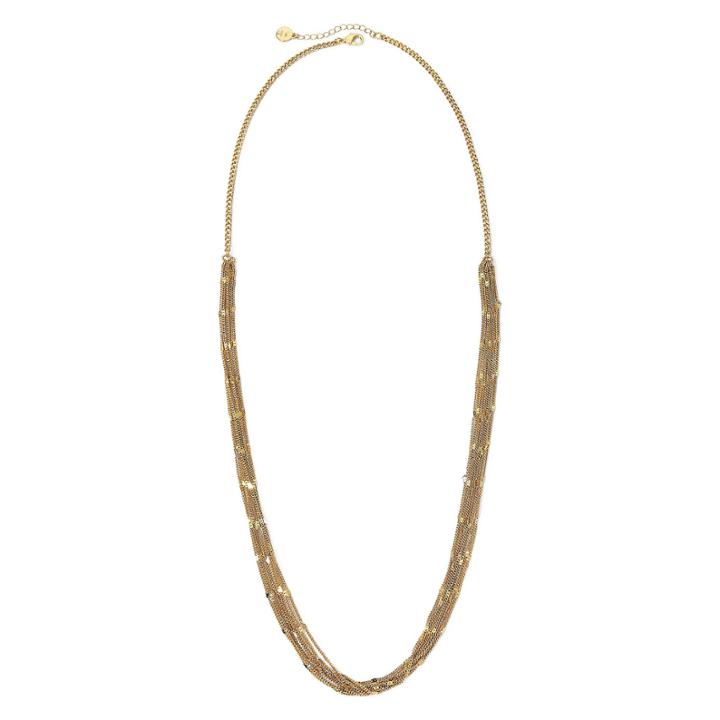 Liz Claiborne Gold-tone Multi-strand Long Necklace