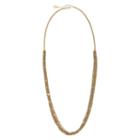 Liz Claiborne Gold-tone Multi-strand Long Necklace