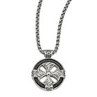 Edward Mirell Mens Sterling Silver Pendant Necklace