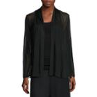 Msk Long-sleeve Sheer Jacket