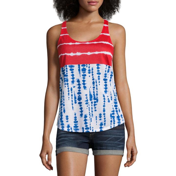 4th Of July Racerback Tank- Juniors
