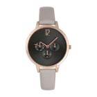 Mixit Womens Gray Strap Watch-pt5972rggy