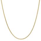 14k Gold Solid Wheat 24 Inch Chain Necklace
