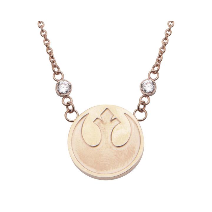 Star Wars Stainless Steel Rebel Alliance Symbol Pendant Necklace