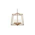 Athena 6-light Pendant In Grecian Gold