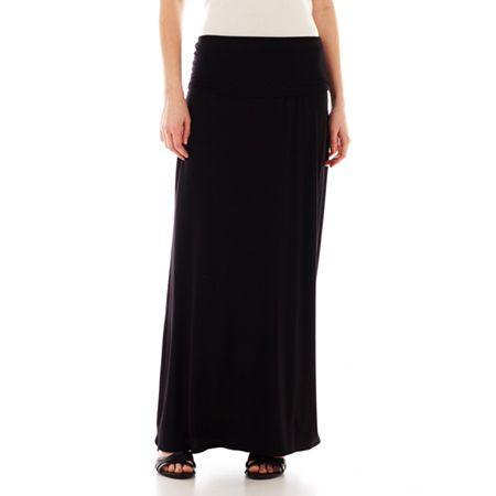 A.n.a Fold-over Maxi Skirt - Petite