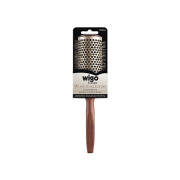 Wigo Wood Collection Large Round Brush With Boar Bristles