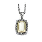 Shey Couture Mother-of-pearl Sterling Silver 18 Pendant Necklace