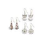 Mixit 3 Pair Multi Color Earring Sets