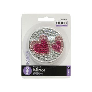 Hot Tools Rhinestone Compact With Hearts