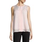 Sleeveless Pleat Blouse