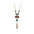 Artsmith By Barse Bijoux Bar Womens Blue Pendant Necklace