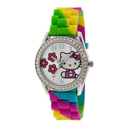 Rainbow Crystal-accent Watch
