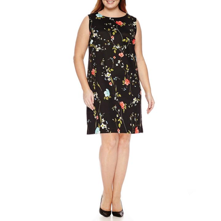 Worthington Sleeveless Shift Dress - Plus
