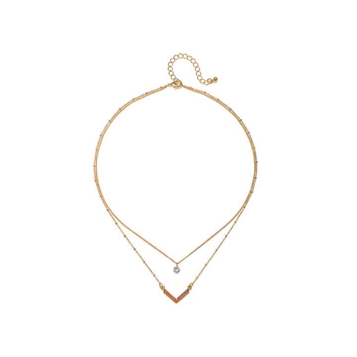 Mixit&trade; Chevron Layered Necklace