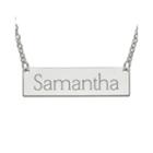 Personalized 8x32mm Name Bar Necklace