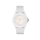 Skechers Womens White Dial White Silicone Strap Analog Watch
