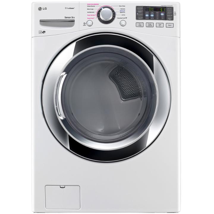 Lg Energy Star 7.4 Cu. Ft. Ultra Large Capacity Electric Steamdryer With Nfc Tag On - Dlex3370w