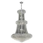 Empire Collection 32 Light Large Round Clear Crystal Chandelier