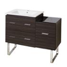 37-in. W 17-in. D Modern Plywood-melamine Vanity Base Set Only In Dawn Grey