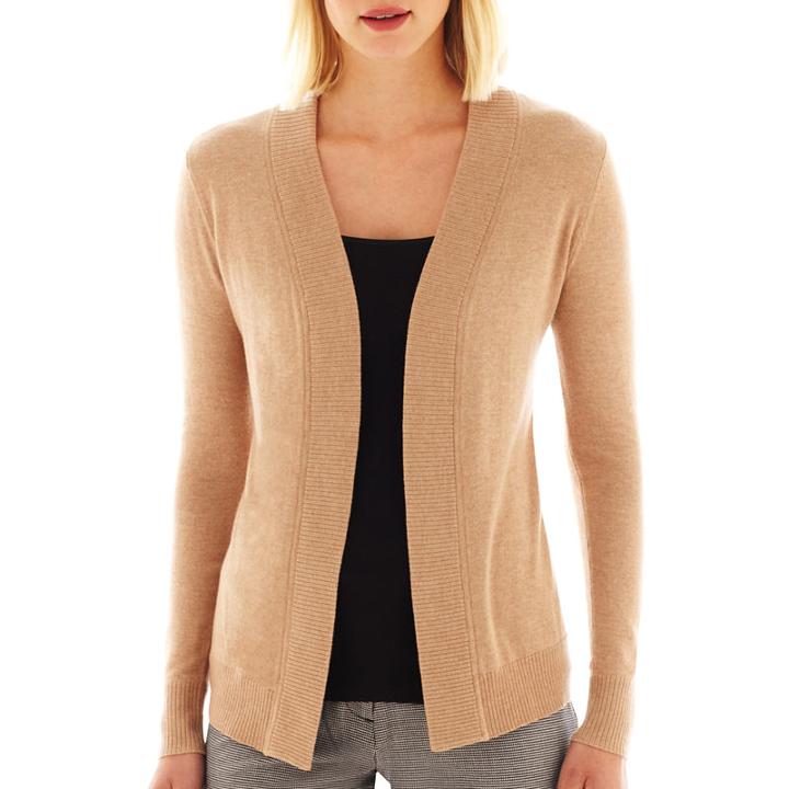 Worthington Long-sleeve Flyaway Cardigan Sweater - Tall