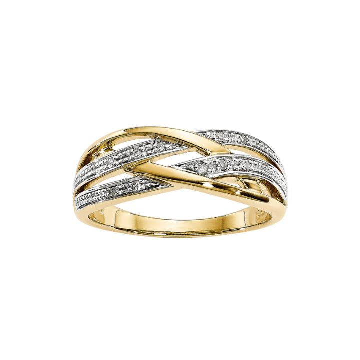 Diamond Accent 14k Yellow Gold Ring
