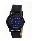 Simplify Unisex The 2300 Navy Dial Leather-band Watch Sim2303